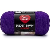Red Heart Super Saver Jumbo Yarn, Amethyst