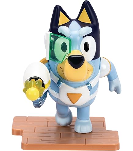 Best Friend BLUEY - Figura articulada de BLUEY de 10 pulgadas de alto, con brazos y cuerpo móviles