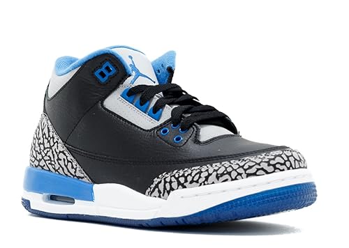 black and blue jordan 3