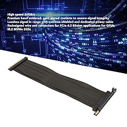 banapoy PCIE 4.0 X16 Riser Cable, High Speed
