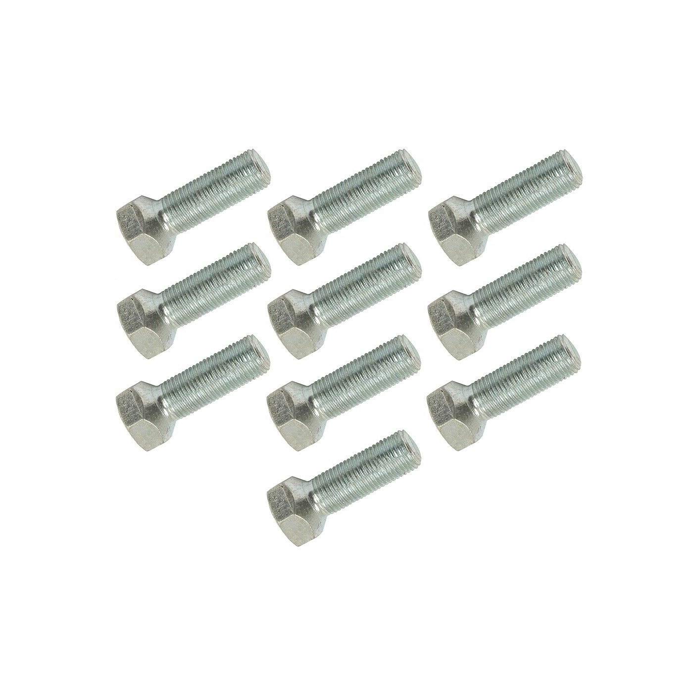 10 Pcs 9/1618 x 11/8" Front Wheel Hub Lug Bolt for