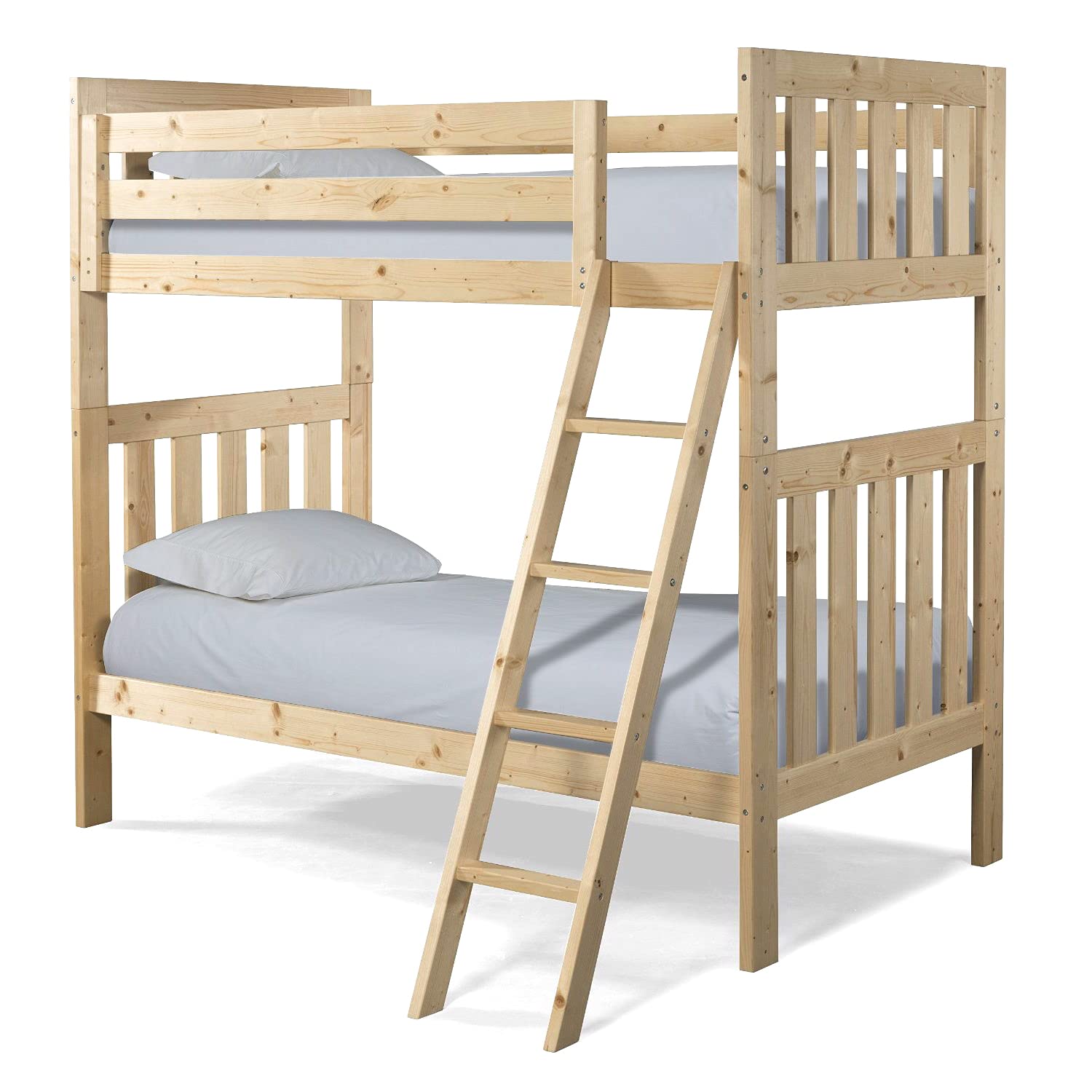 Bunk Bed 200TC 100% Egyptian Cotton Bunk Bed Fitted Sheet 2ft 6" (76cmx191cm) Caravan Campervan - Small Single Bed (Bunk Bed Fitted Sheet, Silver)