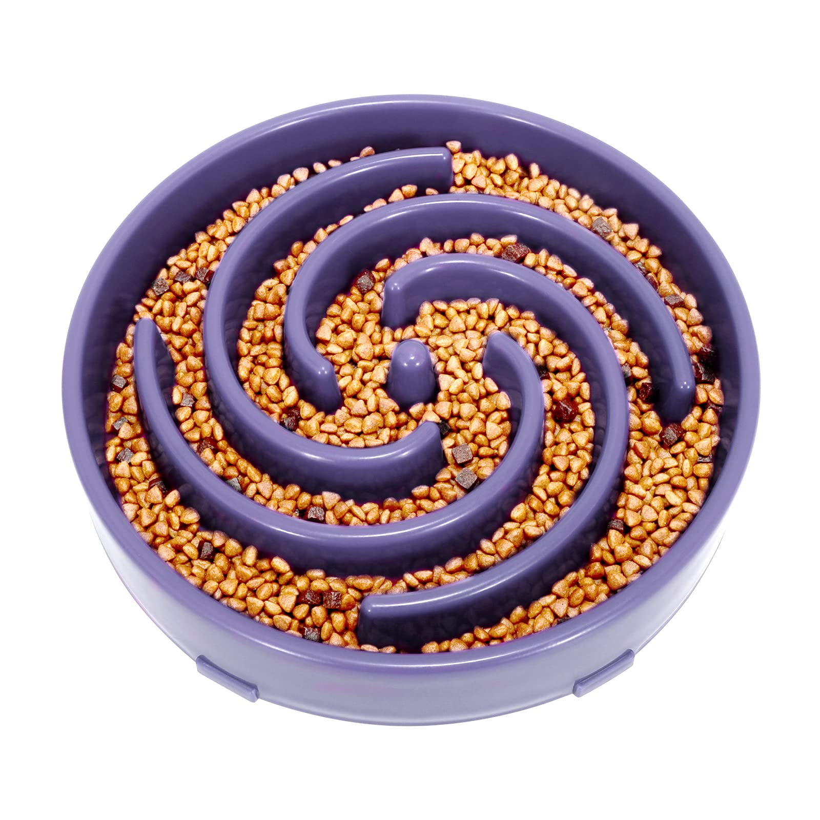 LEACOOLKEY Large Slow Feeder Dog Bowl,Maze Interactive Slow Eating Feeder Bowls, Anti Gulping Healthy Eating,Stop Bloat Pet Slow Down Feeding Dishes for Medium/Big Dogs — image 1