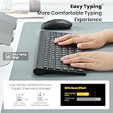 Cimetech Wireless Keyboard and Mouse 2.4G Ultra-Thin UK QWERTY Black view 5