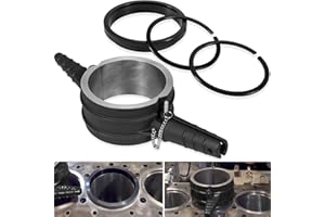 CAMOO 7040 Piston Ring Compressor Tool, Piston Ring Compressor Adapter & Anti-Polishing Ring Kit For Cummins ISX QSX 15, Caterpillar 3400, 3406, 3408, C15, 5.4" bore Replace# PT-7040 5299339 5394454