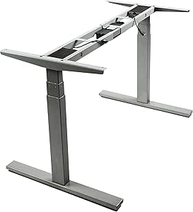 Telaio Scrivania Elettrica VWINDESK VJ201-S3 Doppio Motore Regolabile 60-125 Cm, Capacità 145 Kg