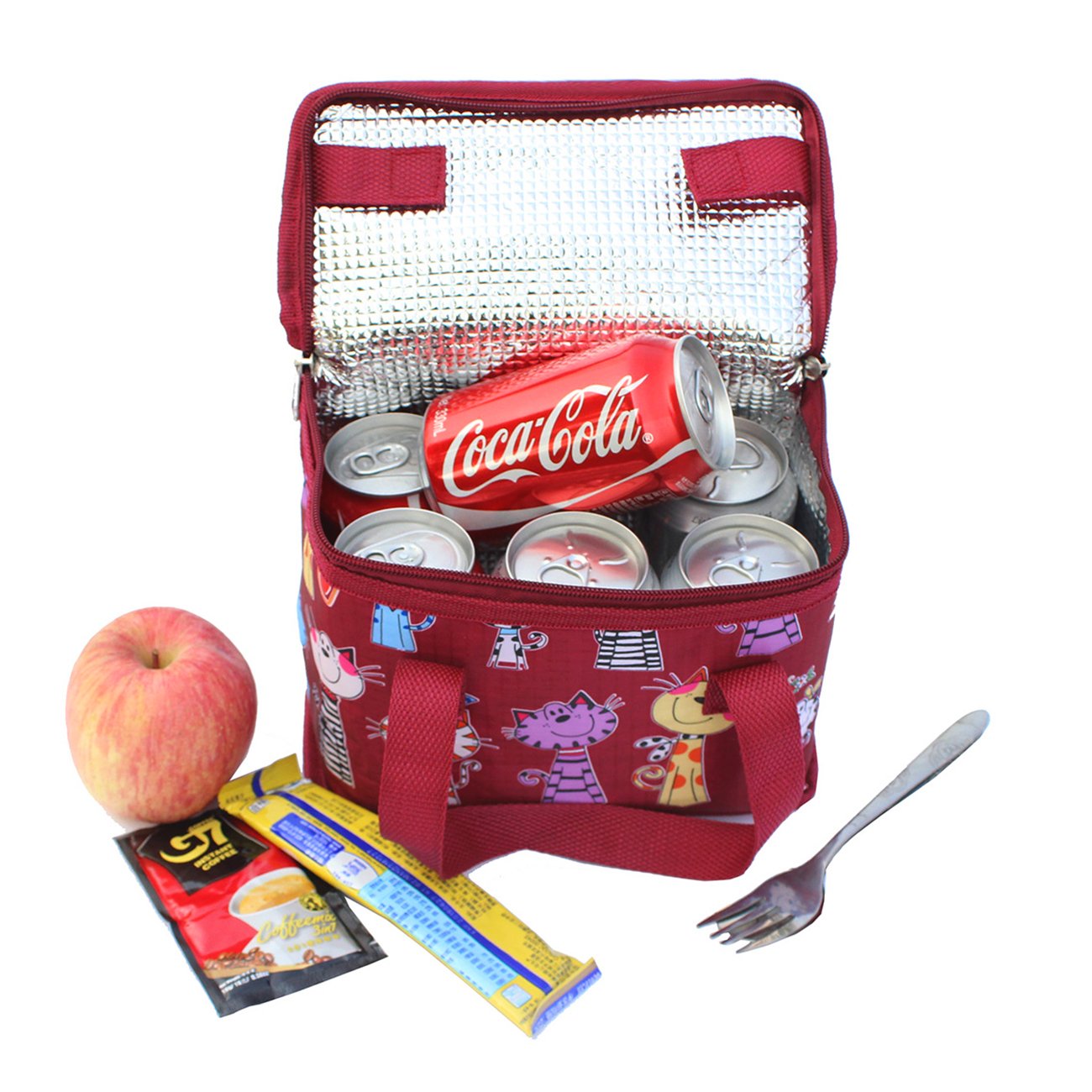 Sac Repas Sac à Déjeuner Isotherme Imperméable Pliable Lunch Bag ...