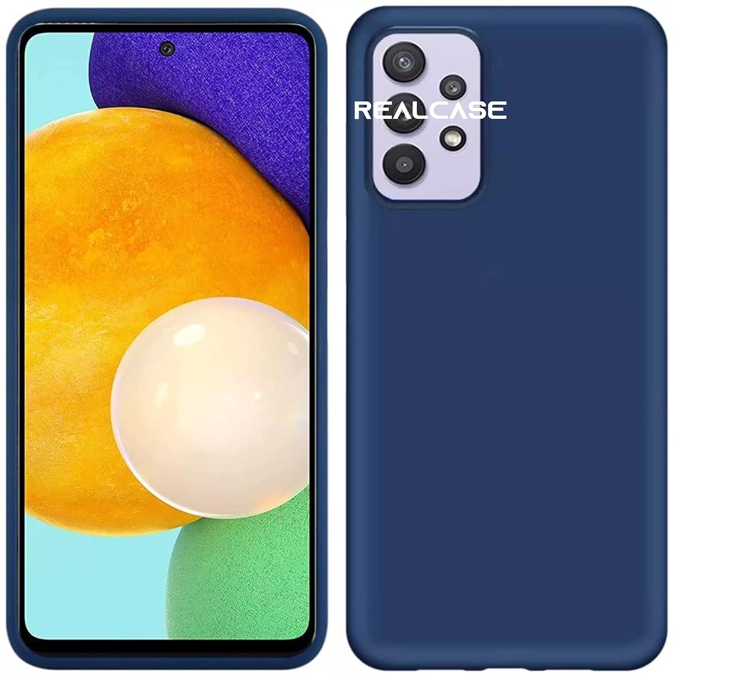 REALCASE Liquid Silicone Back Cover Case Designed for Samsung Galaxy