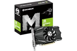 maxsun GEFORCE GT 1030 4GB GDDR4 Video Graphics Card GPU mini ITX Design, HDMI, DVI-D, Single Fan Cooling System