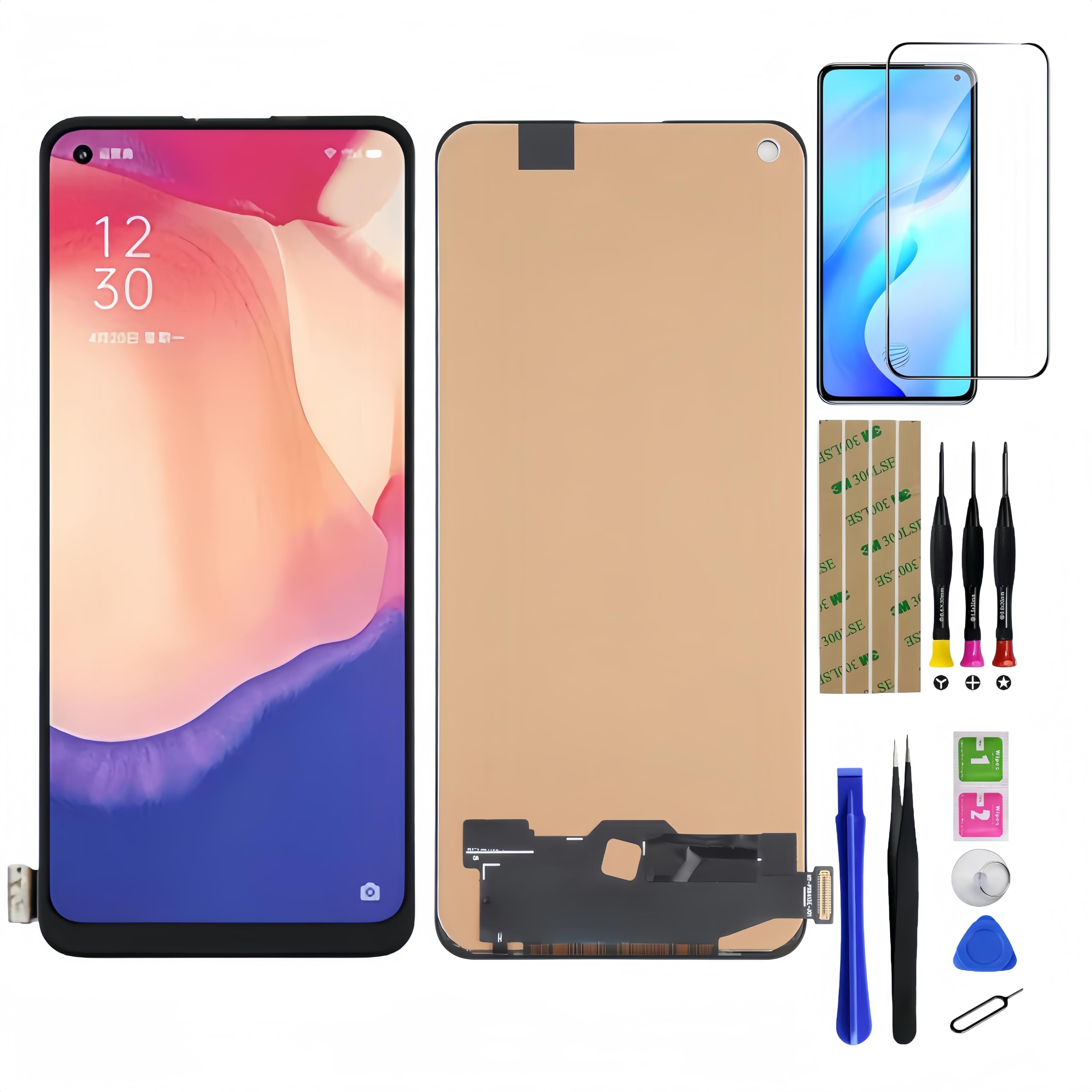 Ansyhttlg TFT for Oneplus Nord N20 5G 1+Nord N20 5G Mobile Phone LCD Display Touch Screen Digitizer Glass Panel Full Assembly and Screen Replacement with Repair Tools (No Fingerprint)