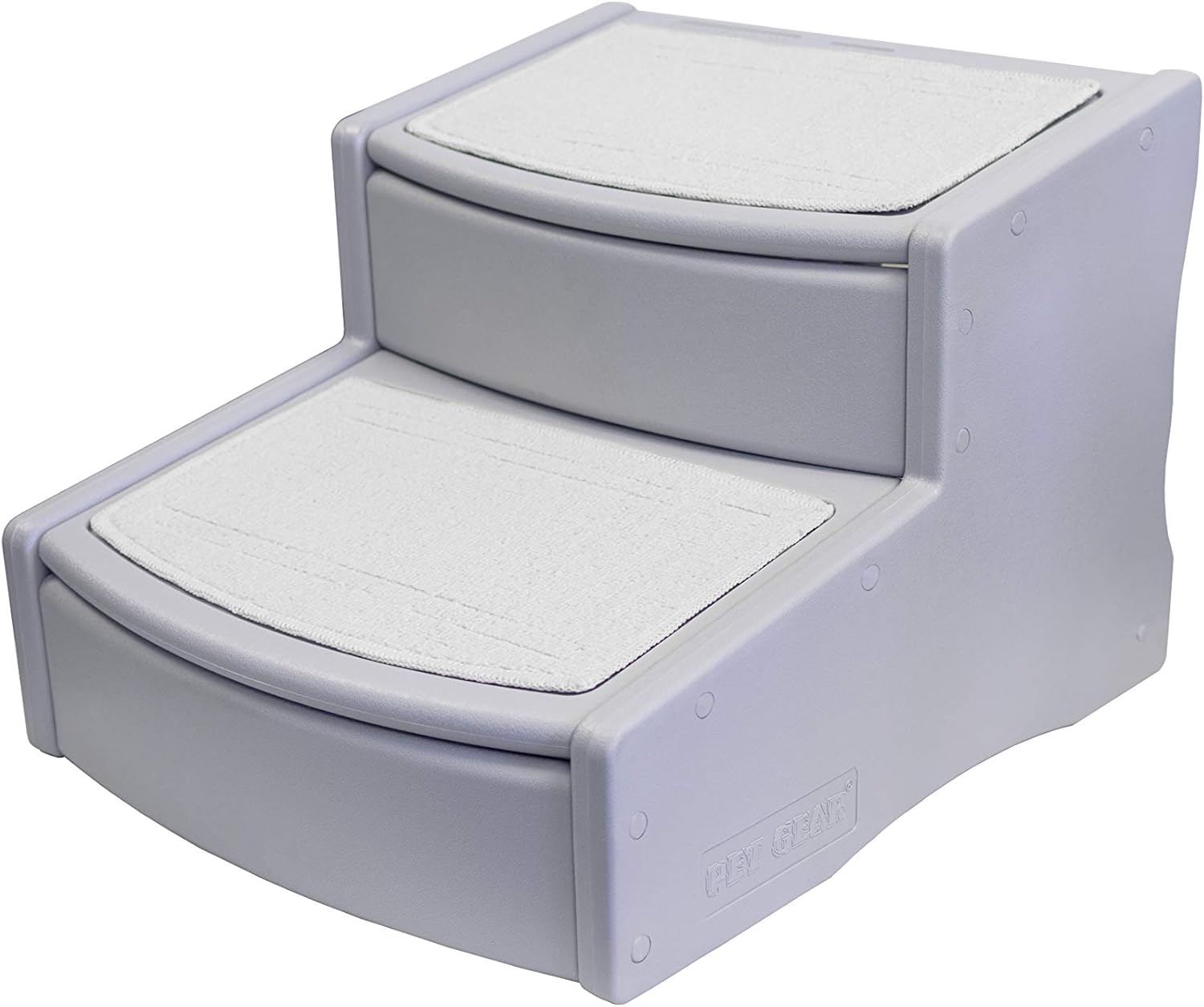 Pet Gear Easy Step II Extra Wide Pet Stairs, 2-step/for cats and dogs up to 200-pounds, Tan : Pet Supplies