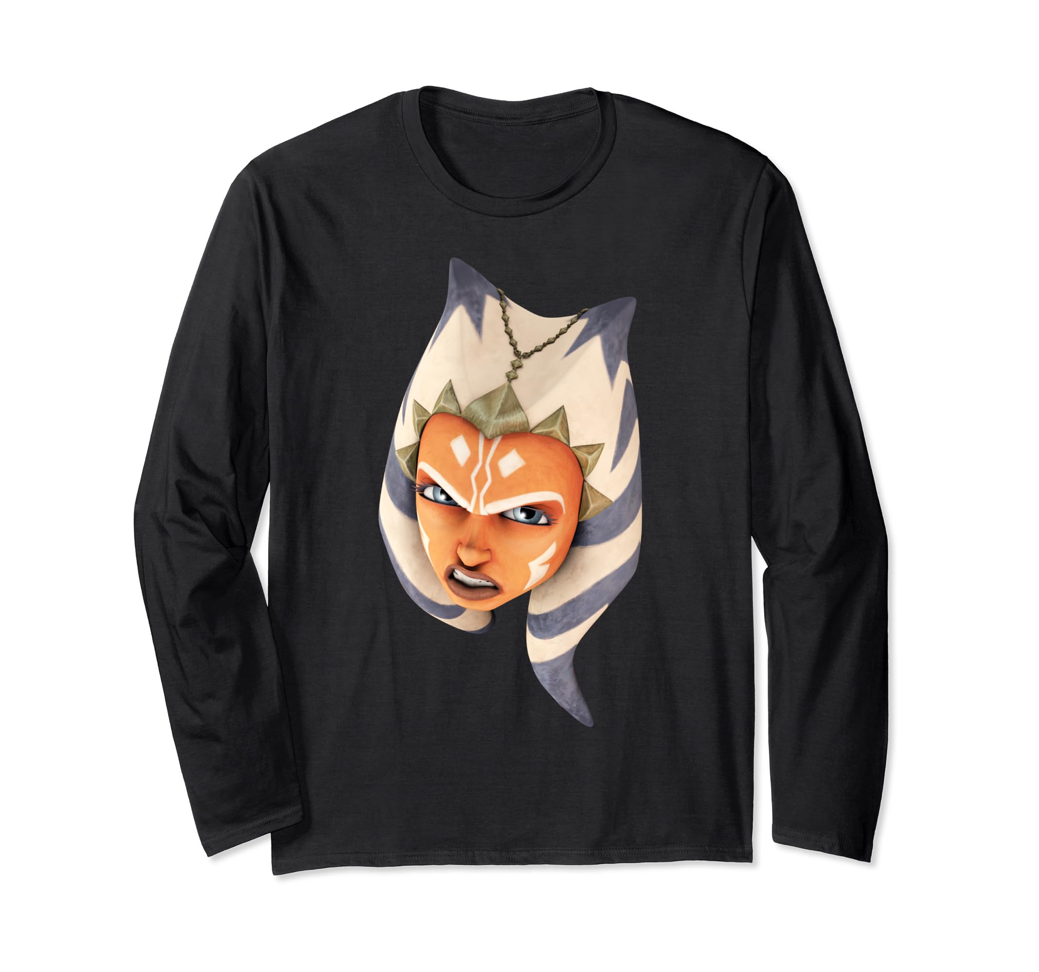 Star Wars: Clone Wars Ahsoka Big Face C1 Long Sleeve T-Shirt