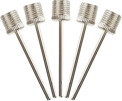 EVEREST FITNESS set de 5 agujas con rosca para inflado de balones