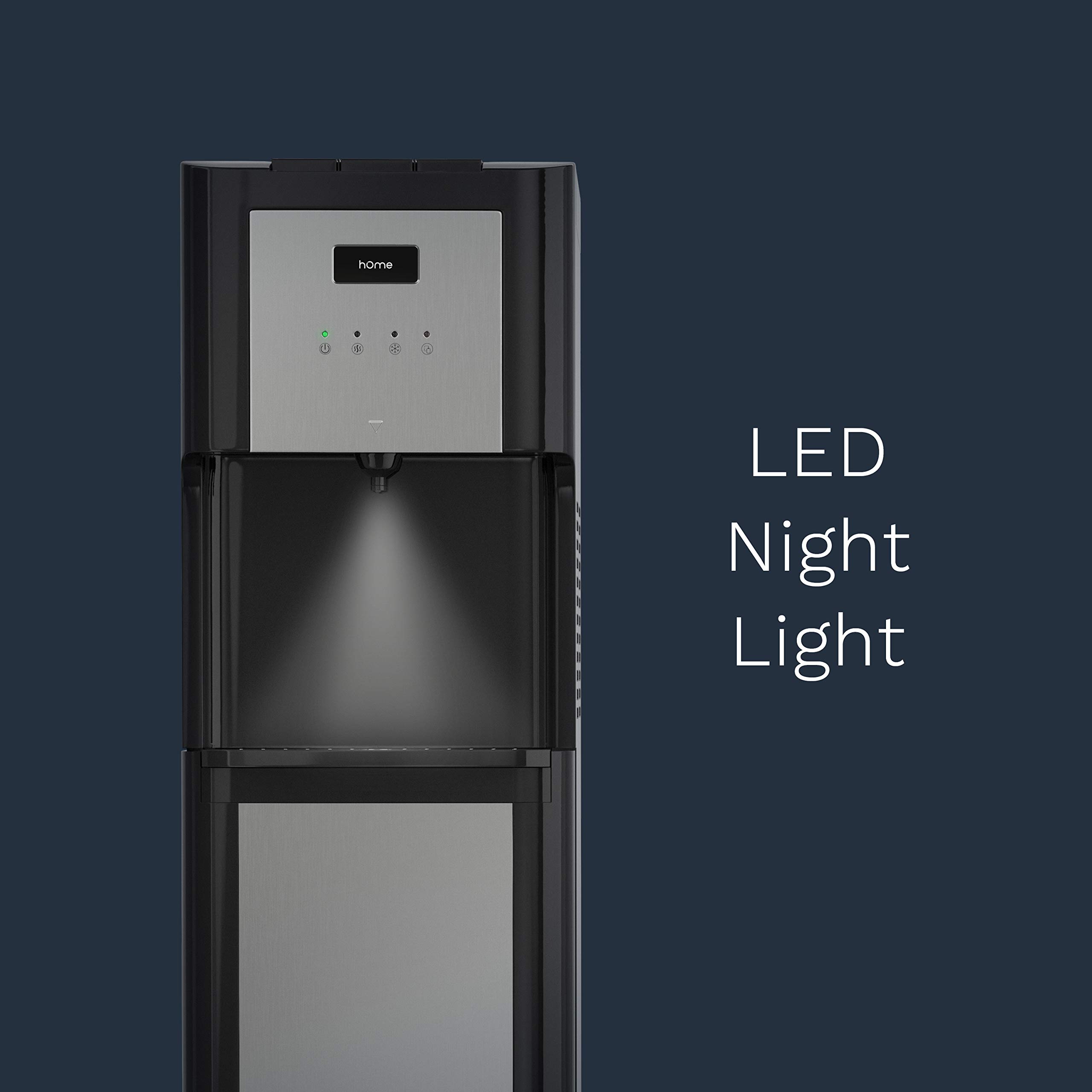 hOmeLabs Bottom Loading Water Dispenser for 3 or 5 Gallon Bottle with