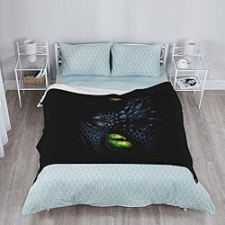 XiXiLOD Dragon Night Fury Face 02 Soft Throw
