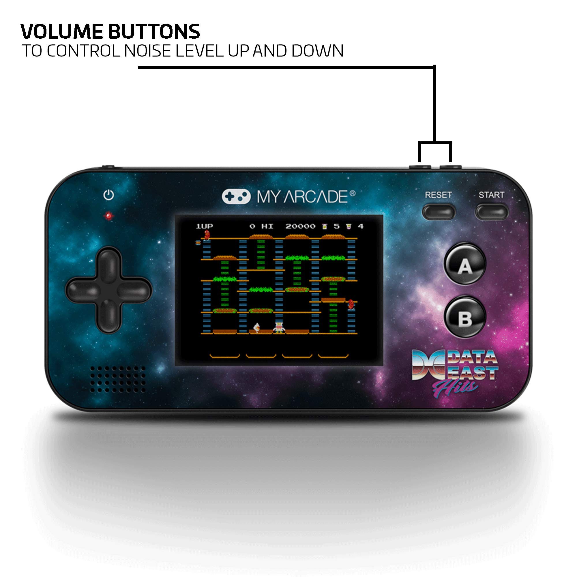 My Arcade Gamer V - Handheld Gaming System - 220 Retro Style Games Plus 8 Data East Classics