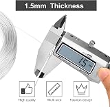 TooTaci 30M Stainless Steel Wire 1.5mm Flexible Metal Artcraft DIY Garden Fence view 2