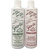 Nutrine Garlic Shampoo + Conditioner 20oz Combo Unscented