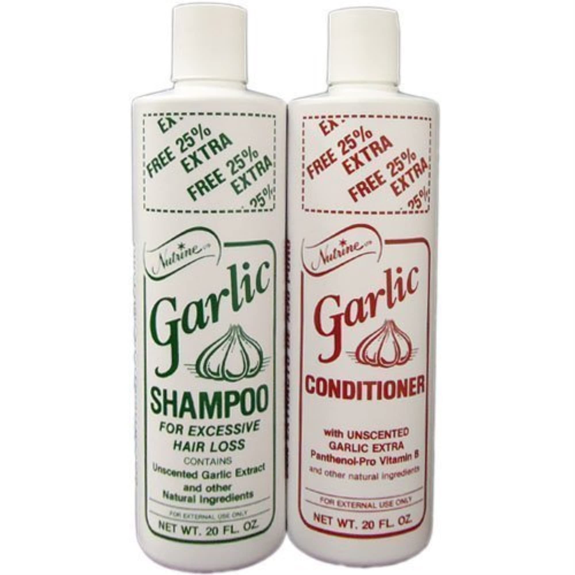 Nutrine Garlic Shampoo + Conditioner 470ml "Combo_Free Shipping" Unscented