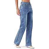 Zylioo Tall Jeans for Women 32"/34" Inseam Long Stretch Denim Pants Straight Leg Mid Rise Classic Fit for Tall Ladies