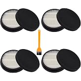 Replacement Filter Compatible with AFNOP AceVac 11 Cordless Vacuum Cleaner | 4 Pack Hepa Filter &amp; Foam Filter Accessories Part, Washable Reusable Vacuum Filter, Perfect Fit