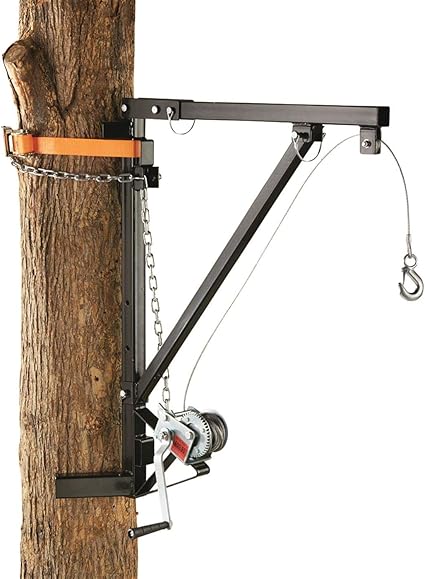 Amazon Com Guide Gear Tree Mounted Deer Hoist Sports Outdoors