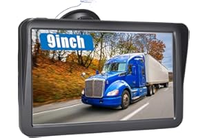 QEDASS GPS Navigation for car, 9-inch High-Definition Touch Screen，2024 Maps (Free Lifetime Updates), Truck GPS Commercial Drivers, Semi Trucker GPS Navigation System, Custom Truck Routing