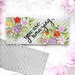 2 Sets Strips Rectangle Frame Dies for Card Making