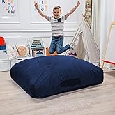 Foamma Crash Pad – (36’’ X 36’’) (3 Ft X 3 Ft) – Sensory Crash Pad with Foam Blocks for Autistic Kids, Soft Fabric & Washable Cover – Ideal for Kids and Adults to Jump, Play, or Relax
