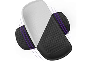 MEKASS Elbow Rest Pads for Desk, Thicken Large Size Elbow Pads with Soft Memory Foam and Non-Slip Silicone Base, Armrest Pad Wrist Rest Pad for Home, Office, and Games (2 pcs)
