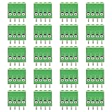 Qjaiune 4-Pin 2.54mm Pitch PCB Terminal Block, 150V