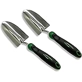 Edward Tools Bend-Proof Garden Trowel - Heavy Duty Polished Stainless Steel - Rust Resistant Oversized Garden Hand Shovel for