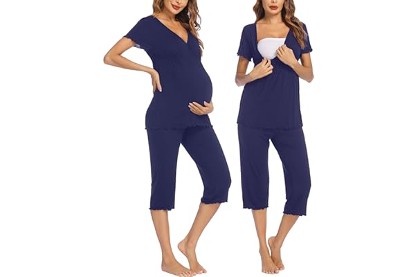 Amazon Los más vendidos: Mejor Juegos de Pijama de Maternidad