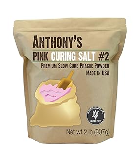 Anthony's Pink Curing Salt No.2, 2 lb, Slow Cure Prague Powder