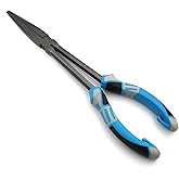 CRAZY SHARK Long Nose Fishing Pliers Hook Remover Tools 11 Inches (Blue)