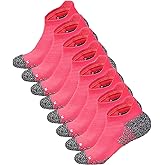 Peacepigeon Athletic Running Ankle Socks for Men and Women - Anti Blister Low Cut Socks - 4 Pairs & 6 Pairs