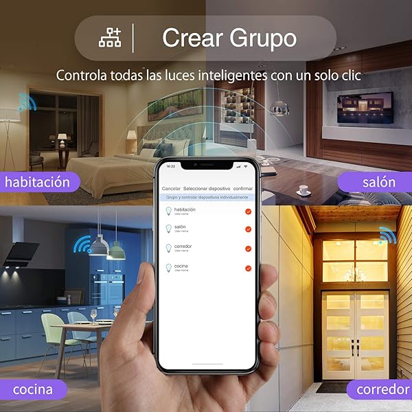 Gosund Bombilla Led Inteligente E27 8W 800LM Lmpara Regulable Bombillas WiFi Luces Clidas RGB Compatible con Alexa y Google Home Bombillas Alexa con Control Remoto 16 Millones de Colores 2 Pcs