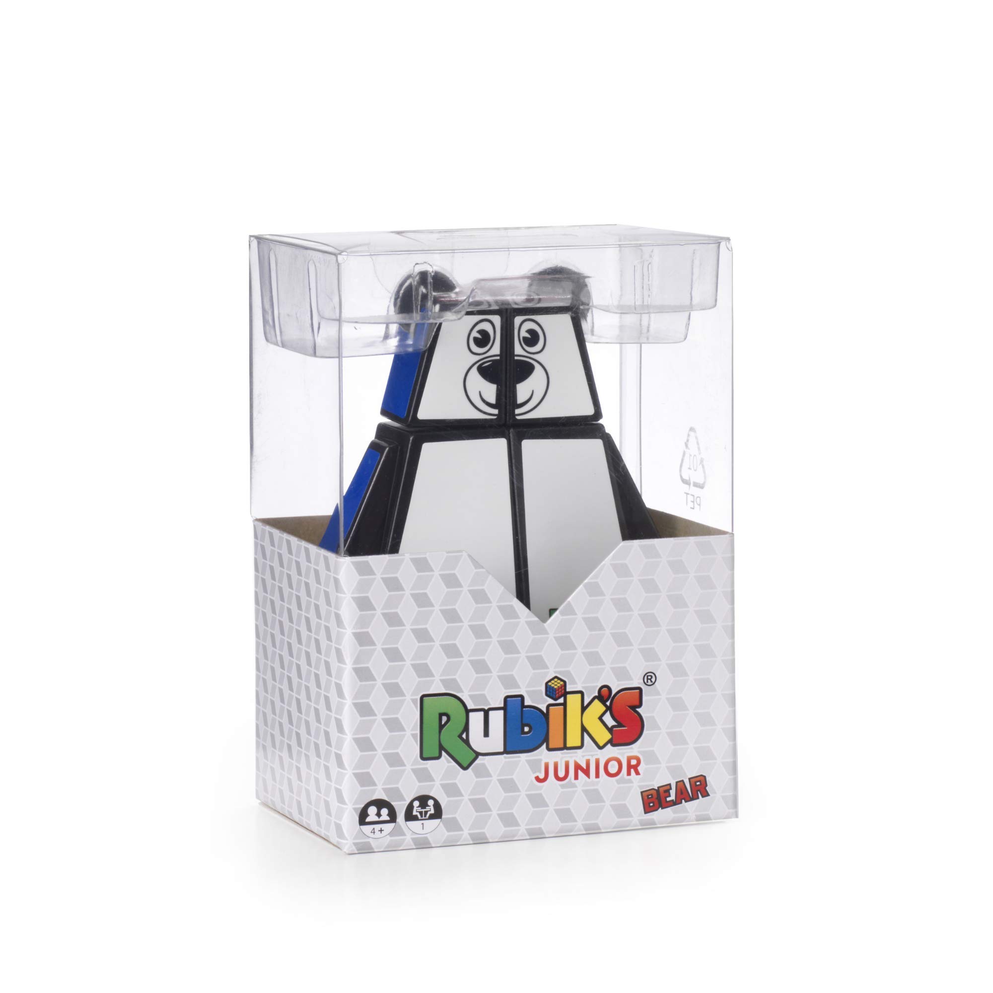 Rubik's Junior Bear | Original Animal Puzzle for Children, Easy to Grasp Toy 0757