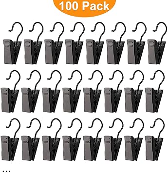 Amazon Com Stainless Steel Curtain Clip Hooks Party Light Hanger