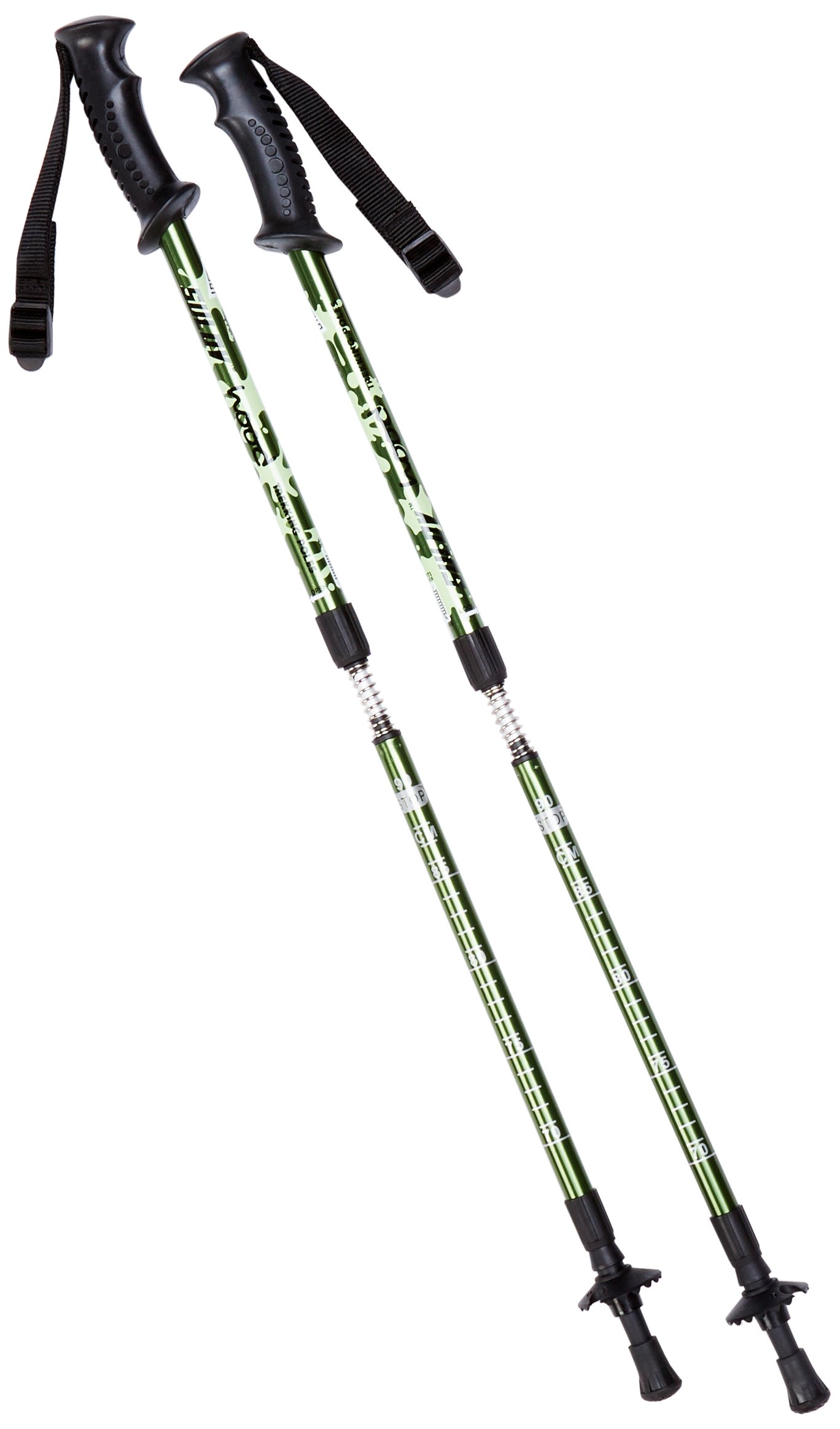 SULOV Kids Trekking Poles Hiking Poles Hood Pair, green, 48-90 cm, TREK-JUNIOR-1