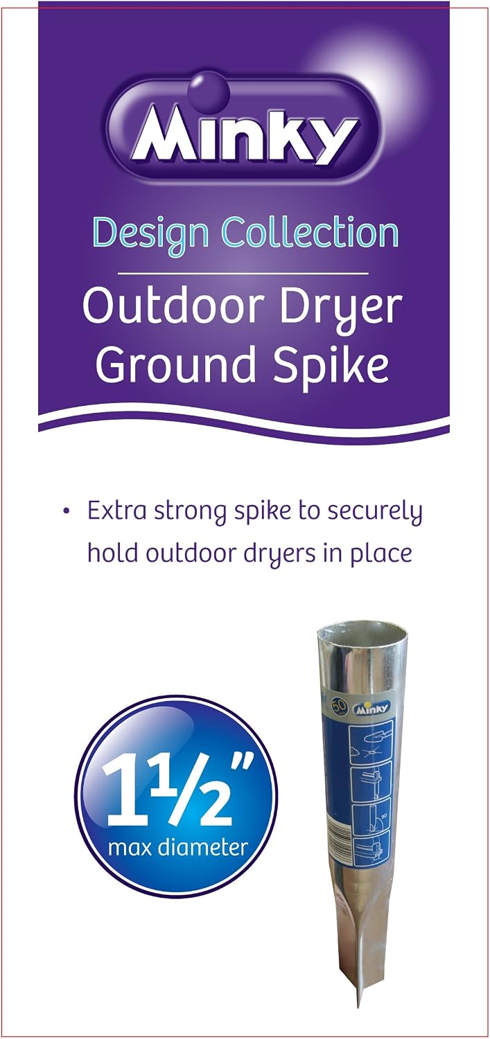 The Rotary Airer Rota Lift Soil Spike 40mm Diameter, Silver - Image 3