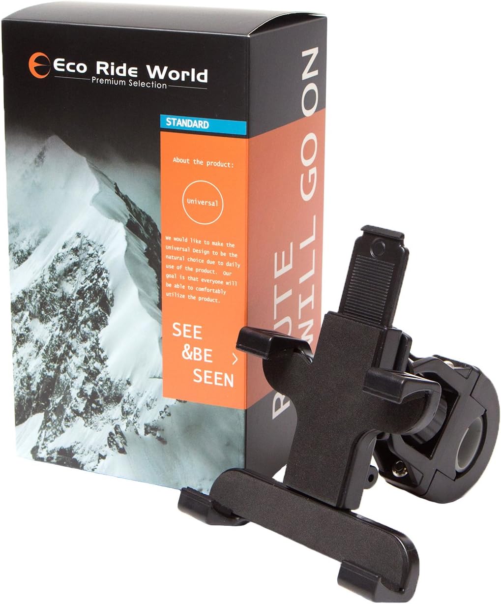 Eco Ride World tablet holder motorcycle bike mount Navi iPhone 6 Plus GPS safety band with rubber is_064