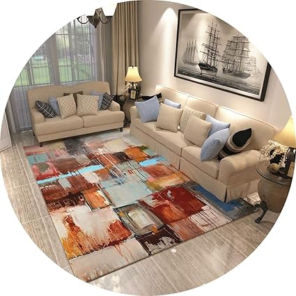 Xhx Soggiorno Tappetino Decorazione Tappeto Rettangolare Di