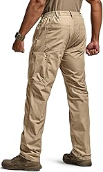 CQR Men's Military Cargo Pants, Water Resistant