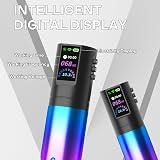 POSEIDON Wireless Tattoo Pen Kit 87Pcs 1800mAh Battery LED Display view 3