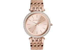 Michael Kors Darci Women's Watch, Stainless Steel and Pavé Crystal Watch for Women