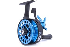 CLAM Ice Fishing Reels Smooth Drag, Lightweight Inline & Spinning Reels, Precision Gear, Built for Winter Fishing Conditions