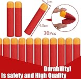 YAAVAAW 30pk Mega Bullets Foam Darts 9.5cm Refill Large Nerf N-strike Elite view 3