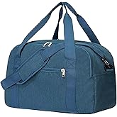 18" Small Carry on Bags for Airplanes with Laptop & Wet Compartment Underseat for Spirit Airlines Personal Item Travel Bag 18x14x8 in Duffle Gym Bag for Women Men