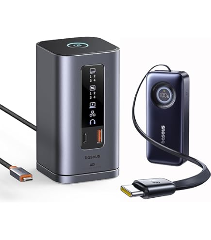Amazon.com: Baseus Docking Station, Spacemate(Win) 11 in 1&Baseus